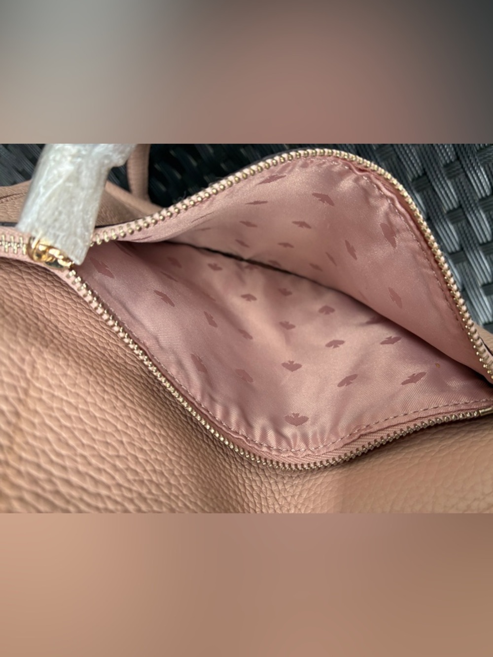 kate spade Pebbled Leather Crossbody in Dusty Rose with Gold Hardware - Picture 5 of 12